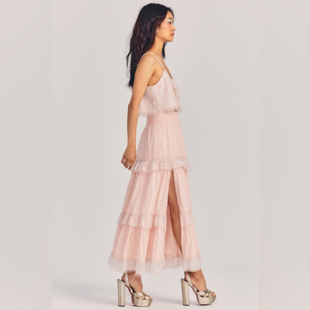 LoveShackFancy mirella midi skirt - Picture 2 of 7
